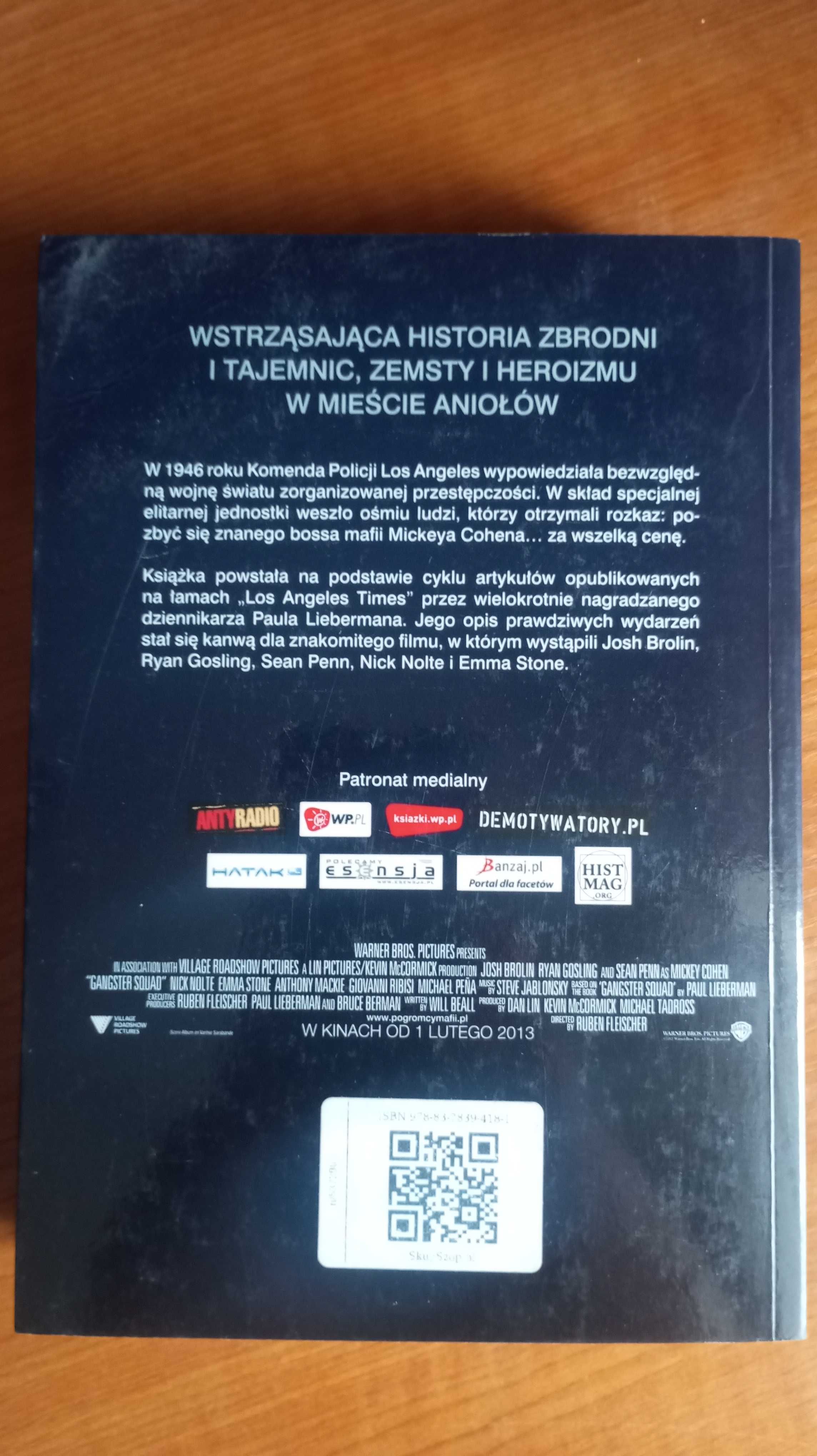 Gangster Squad pogromcy mafii Paul Lieberman - książka
