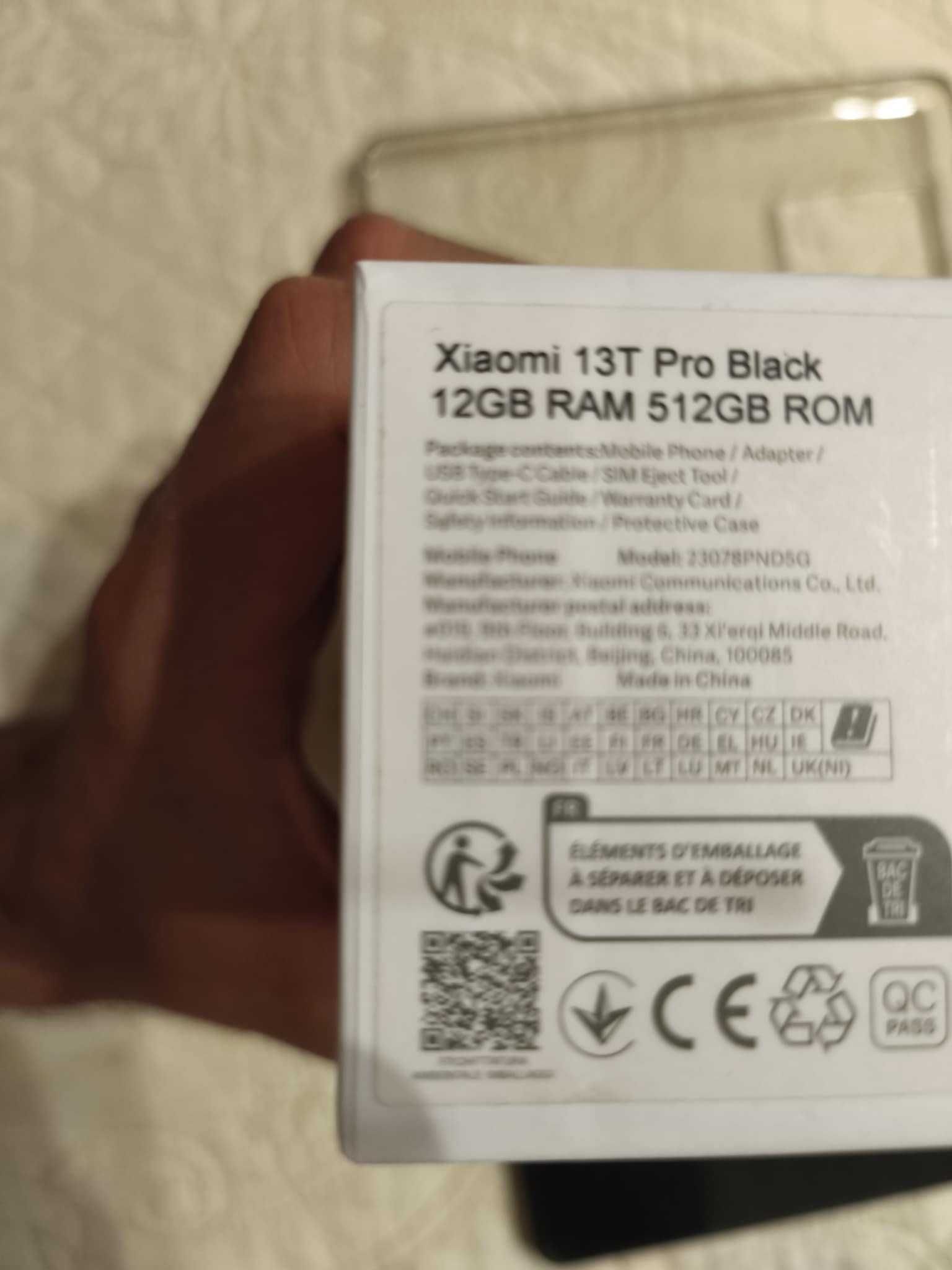 Xiaomi 13 T Pro 512GB c/ carregador e garantia