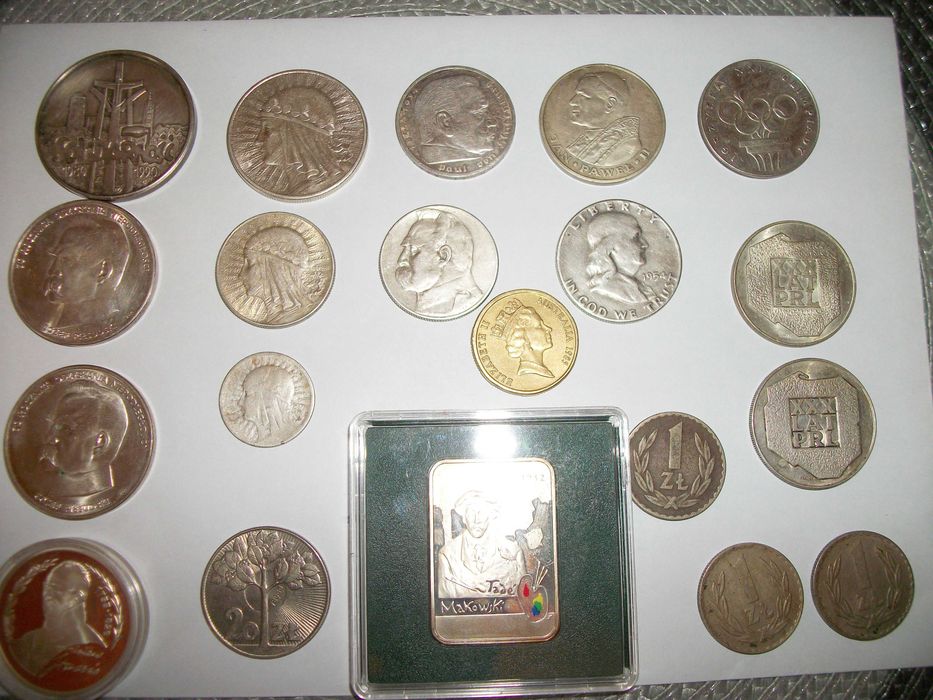 Srebrne monety - kolekcja /są i unikaty/ 100 000 solidarność typ C
