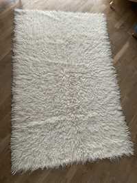Narzuta wełniana wełna dywan pled 190x120