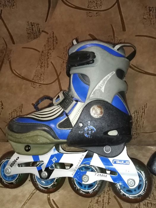 Ролики Radius р. 32-35, ролики красные