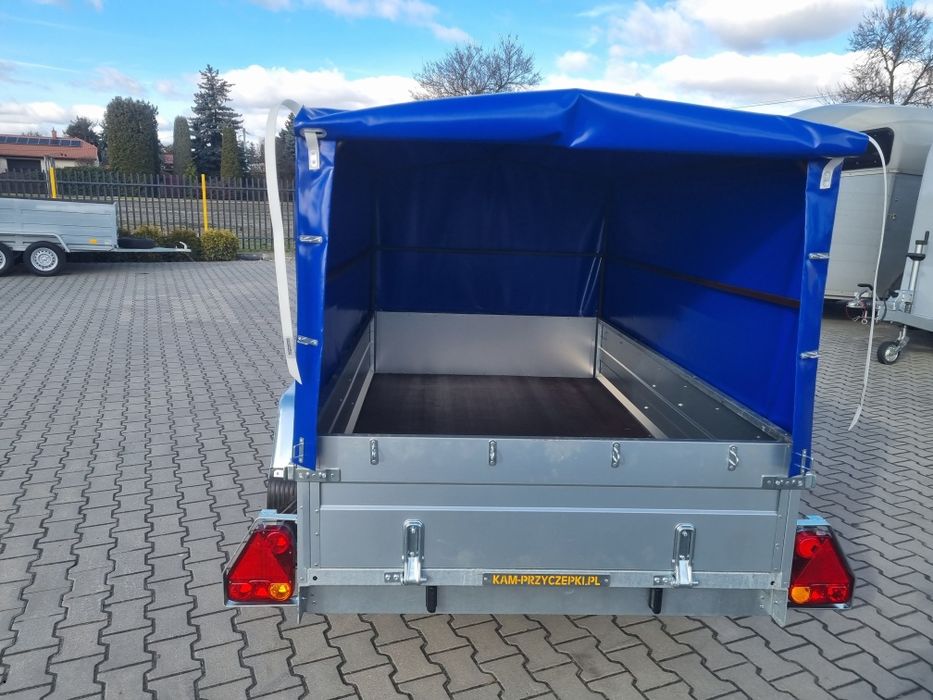 Przyczepa rydwan 220x130x110 resor profile nowa do 750 ba B z Plandeką