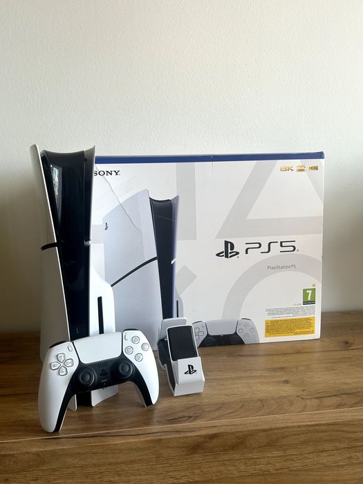 Konsola ps5 slim CFI - 2016 | 1TB | zadbana | 5 gier w zestawie |