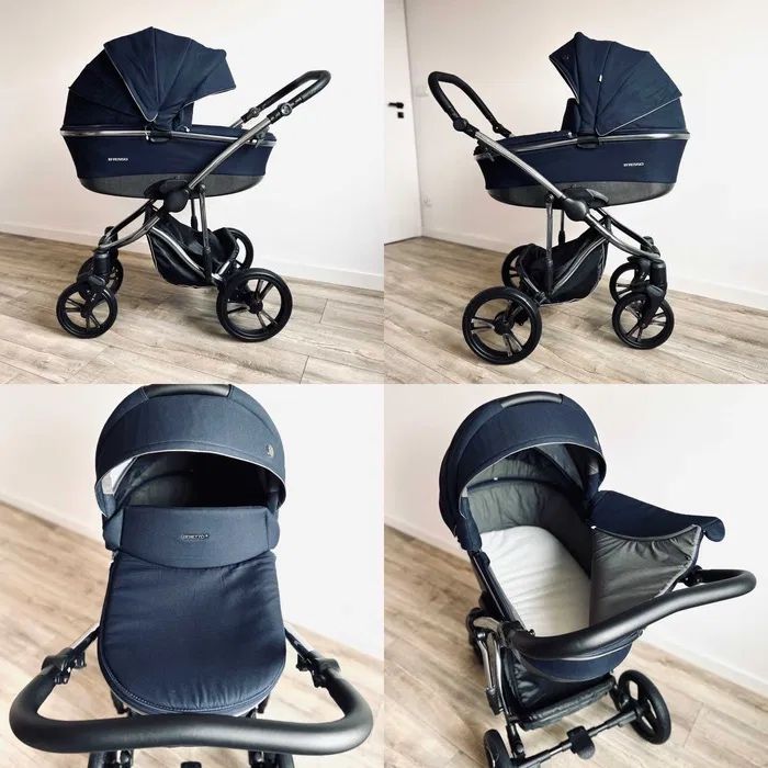 Wózek dziecięcy 2w1 Bebetto Bresso Premium Class