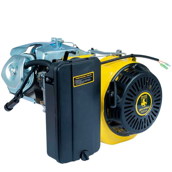 Бензиновий двигун для генератора 5-6кВт Кентавр ДВЗ-420Бег 15к.с.