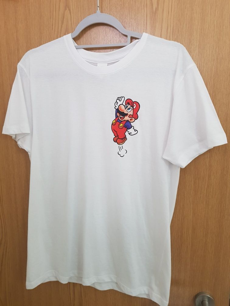 T-shirt Super Mario Bros. Famicom branca M