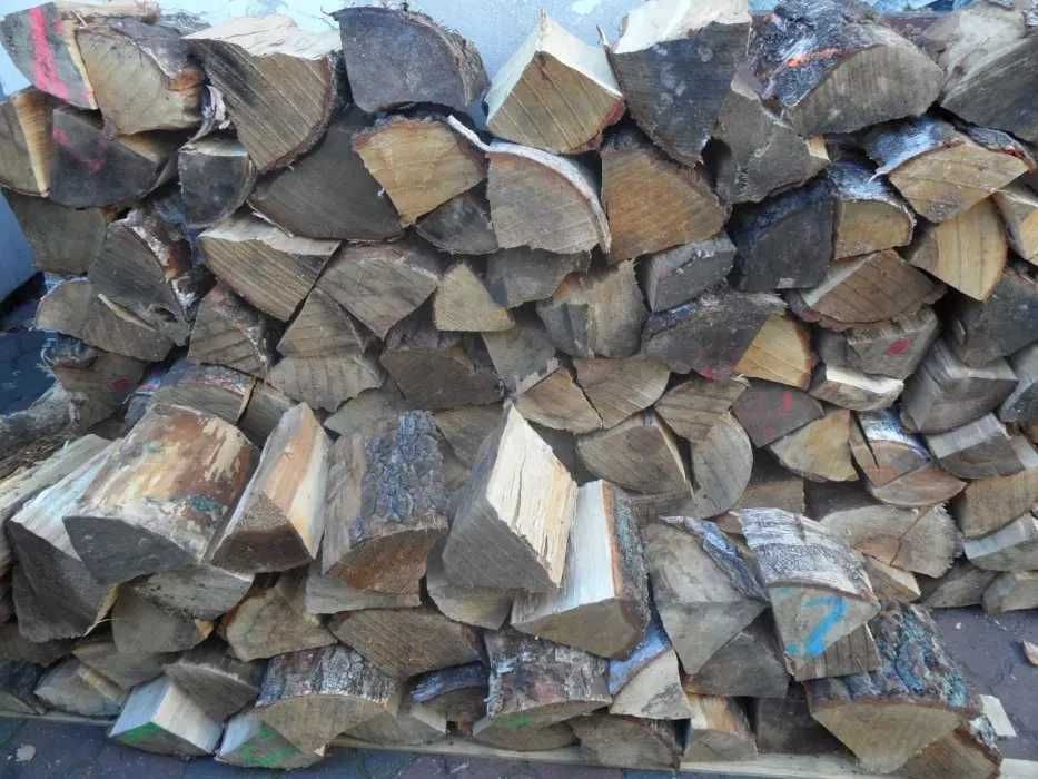 Suche drewno kominkowe/opałowe, pocięte i połupane