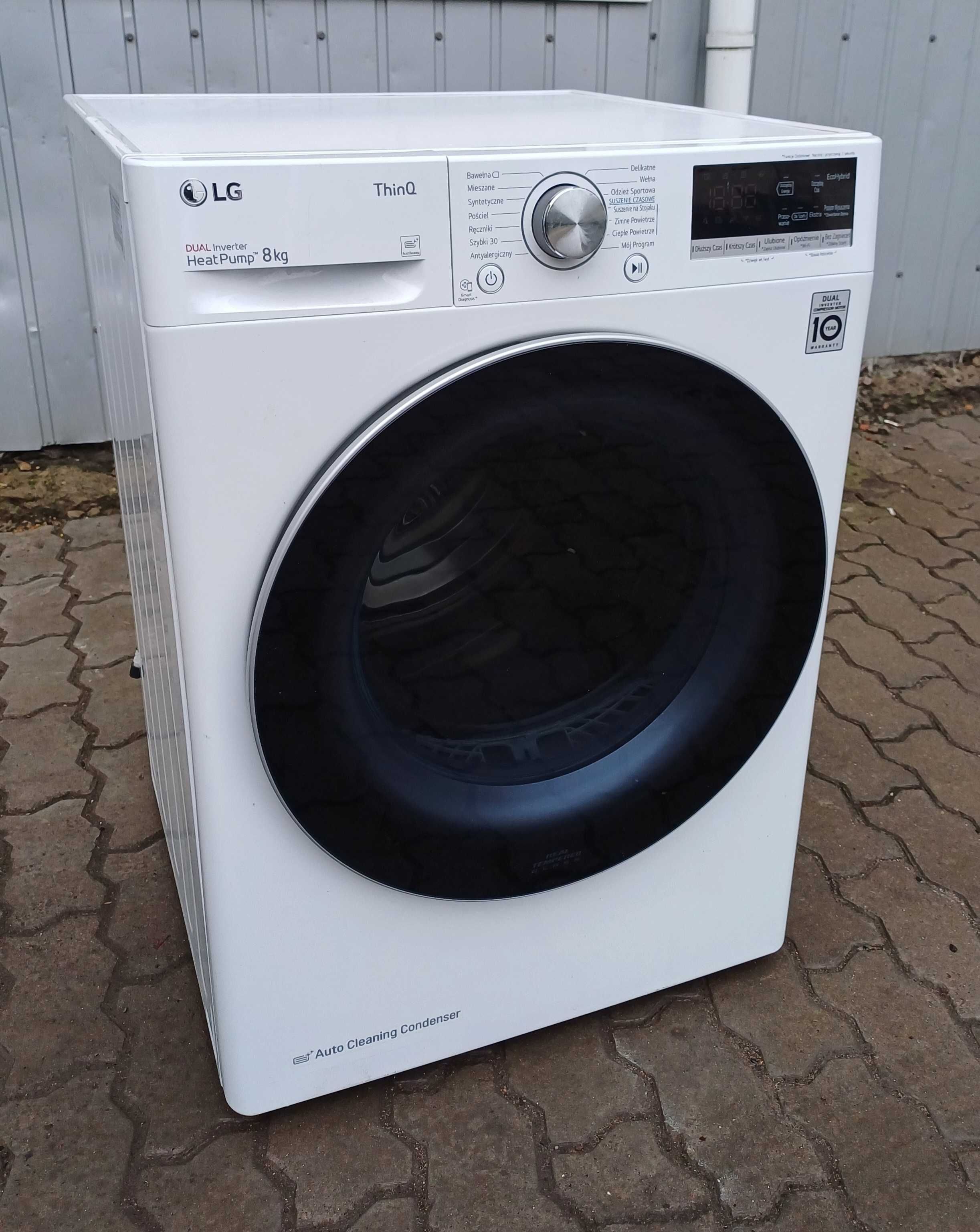 Heat Pump сушильная машина 8 кг LG RC80V9AV3W управление по Wi-Fi А+++