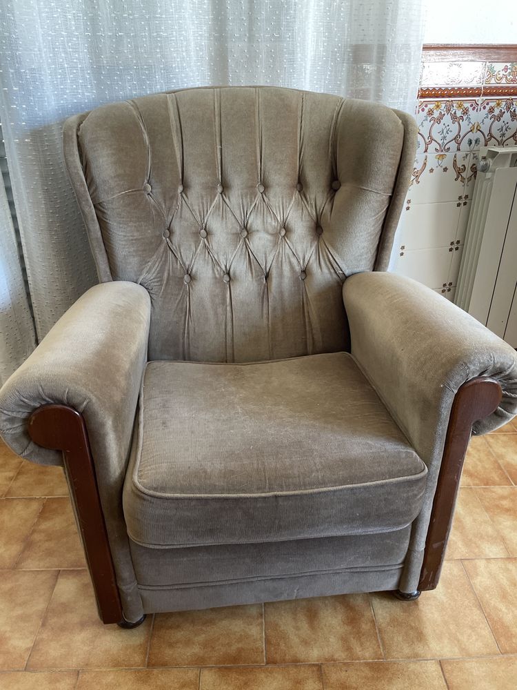 Sofa poltrona antigo