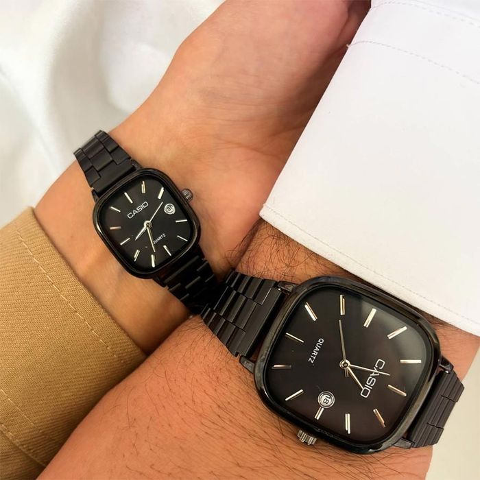 Часы Касио парные, мужские и женские часы Casio в подарочной упаковке