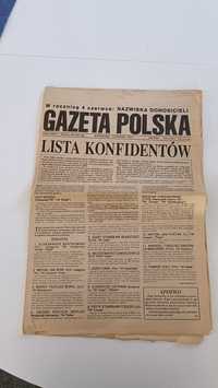 Gazeta Polska - Lista konfidentów - specjalny numer