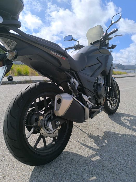 cb 500 x de 2017 preto mate
