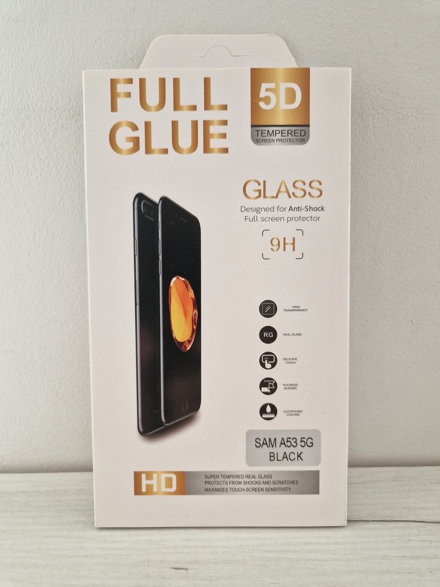 Hartowane szkło Full Glue 5D do SAMSUNG GALAXY A53 5G