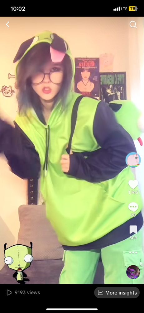 Gir hoodie/bluza||emo,scene,scencore