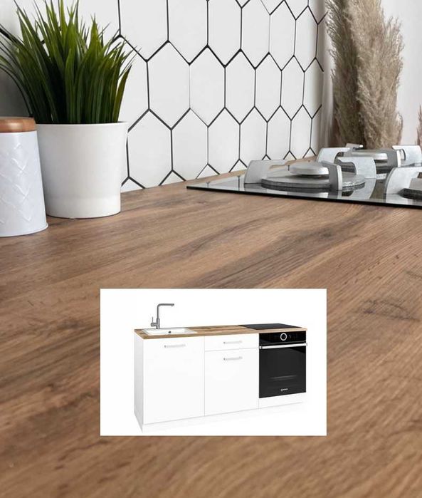 Szafa szafy kuchnia Lena połysk biały szafki kuchenne OKAZJA PROMOCJA