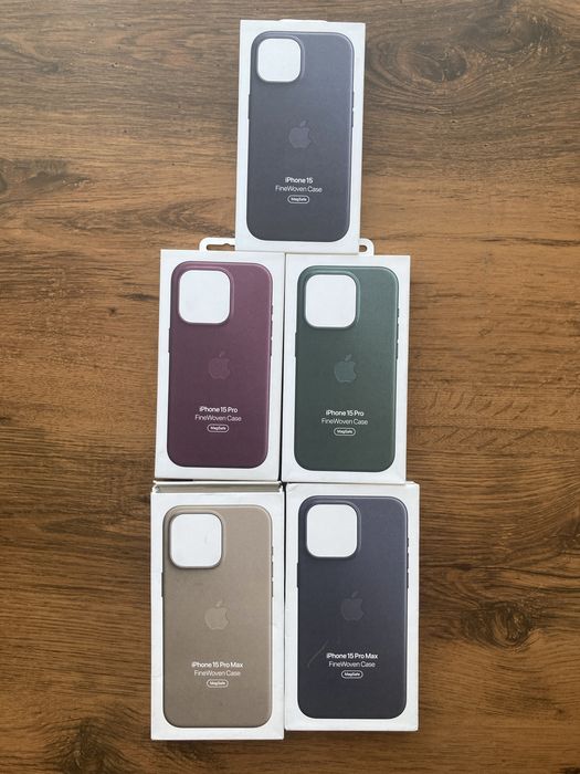 Чехол Apple для iPhone 15 Pro Max FineWoven Case with MagSafe