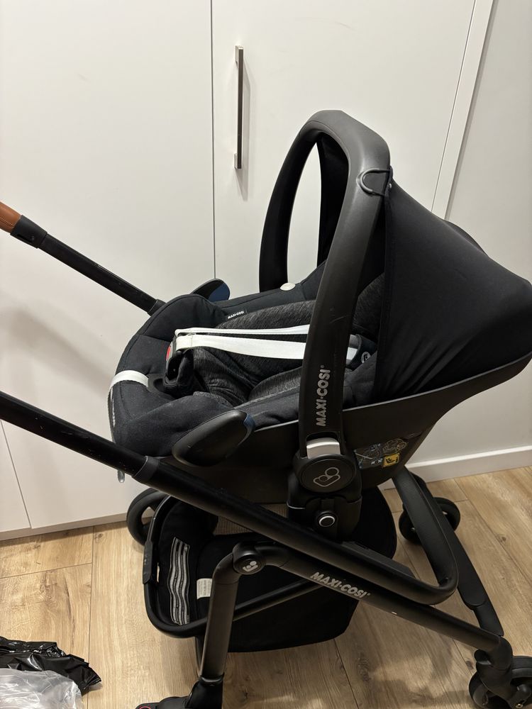 Wózek Maxi Cosi lila cp 3w1