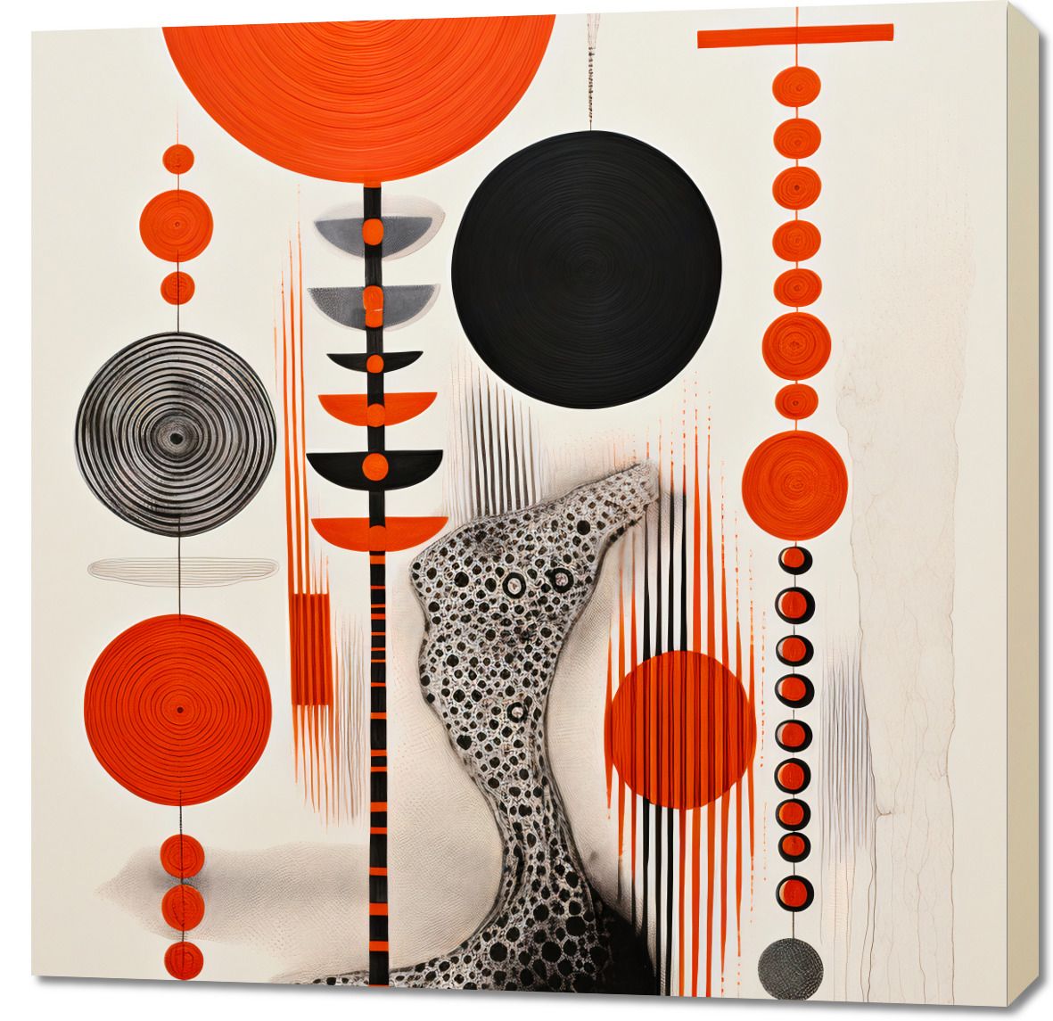 Obraz 90x90cm Kontrastowy Kosmos
