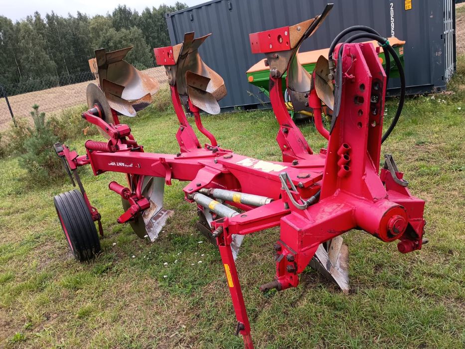 Topowy pług obrotowy Kongskilde 3-skiby/ stan idealny