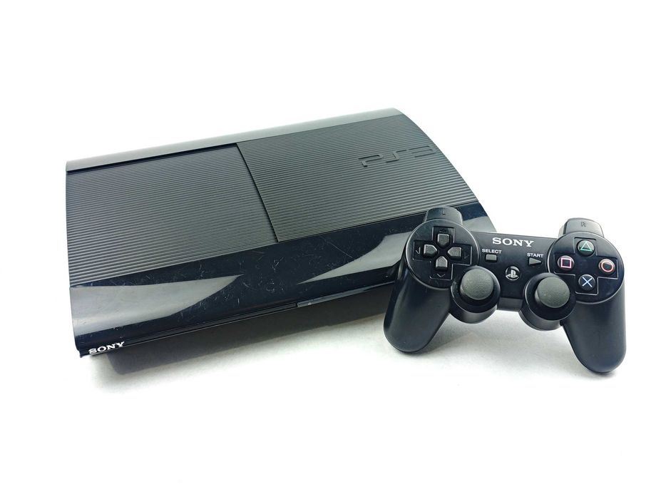 [PS3] Sony PlayStation 3 SuperSlim 320Gb + геймпад + ігри