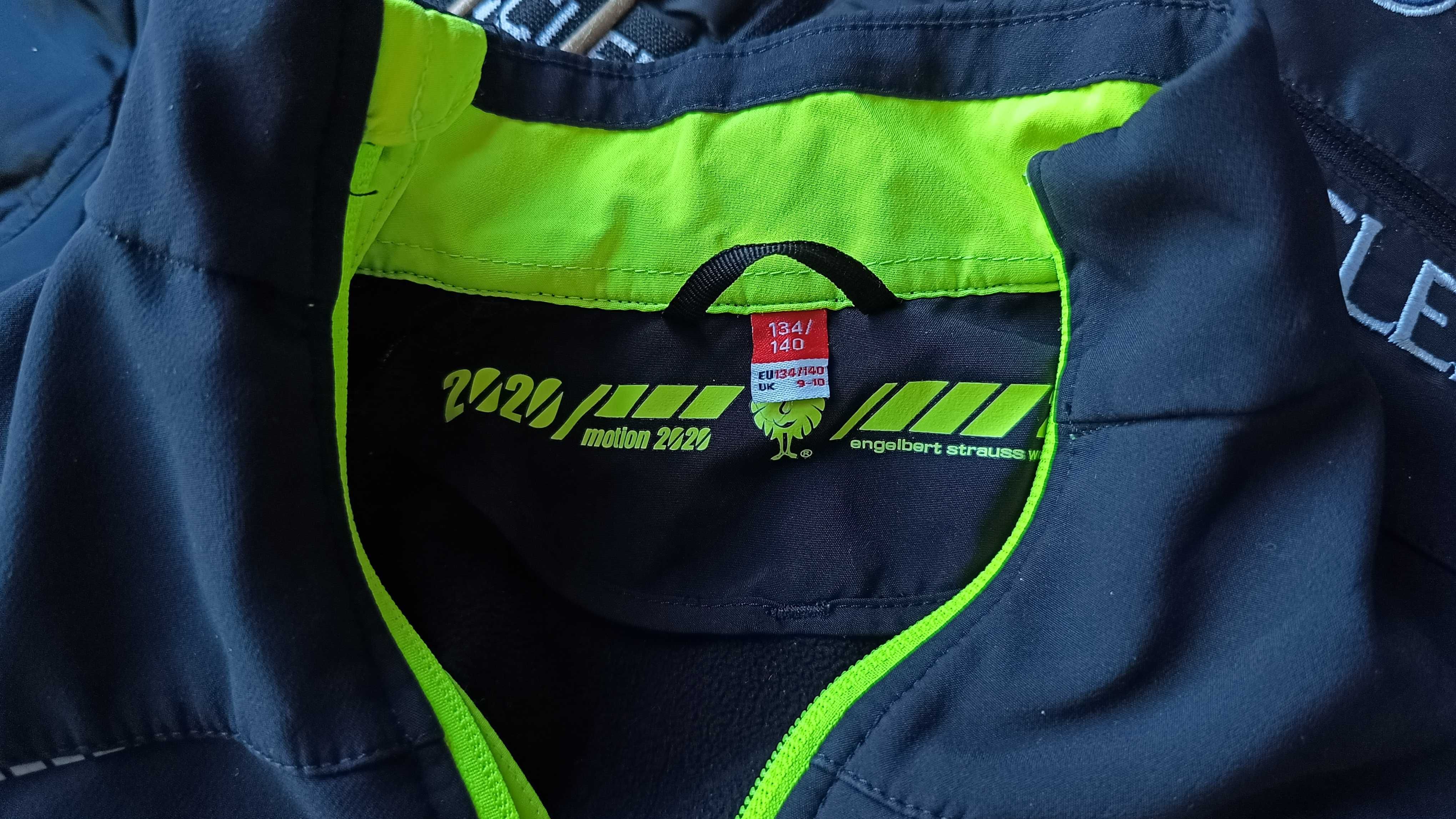 Dziecięca kurtka softshell ENGELBERT STRAUSS MOTION 2020 r.134 idealna