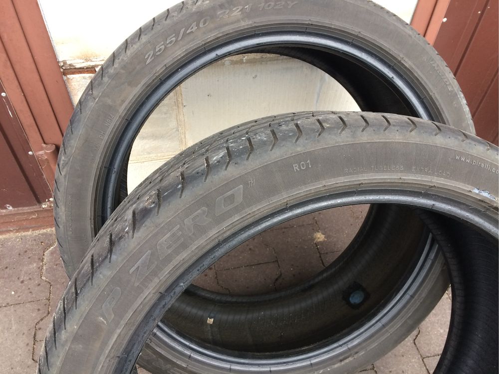 Opony 255/40/R21 pirelli P Zero 4 sztuki + 2 + 2 gratis