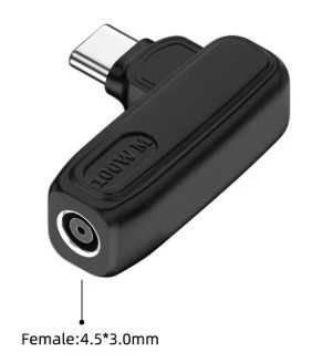 Adapter Przejściówka Zasilacz Ładowarka Laptop USB C / wtyk 4,5x3