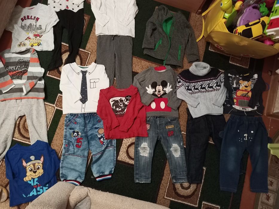 Пакет речей на хлопчика з 2-ох до 3-ьох років