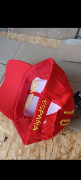 Czapka bejsbolówka w barwach Hiszpanii i napisem Espana czapka kibica