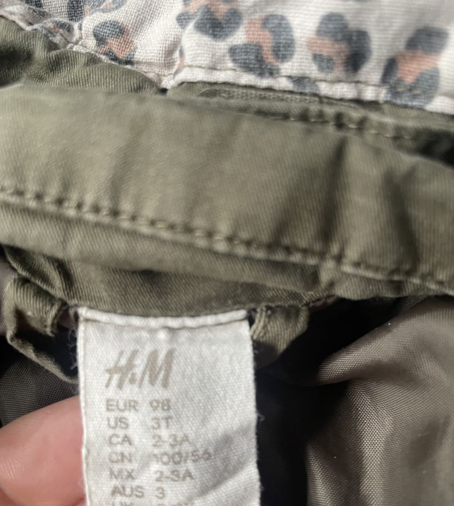 Parka khaki dziecięca r. 92