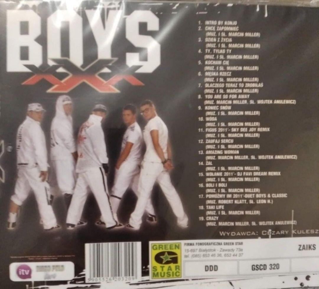 Płyta CD Boys "xXx" Nowaw oryginalnej folii
