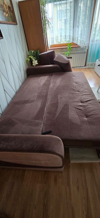 Kanapa sofa rozkładana duży pojemnik stan super