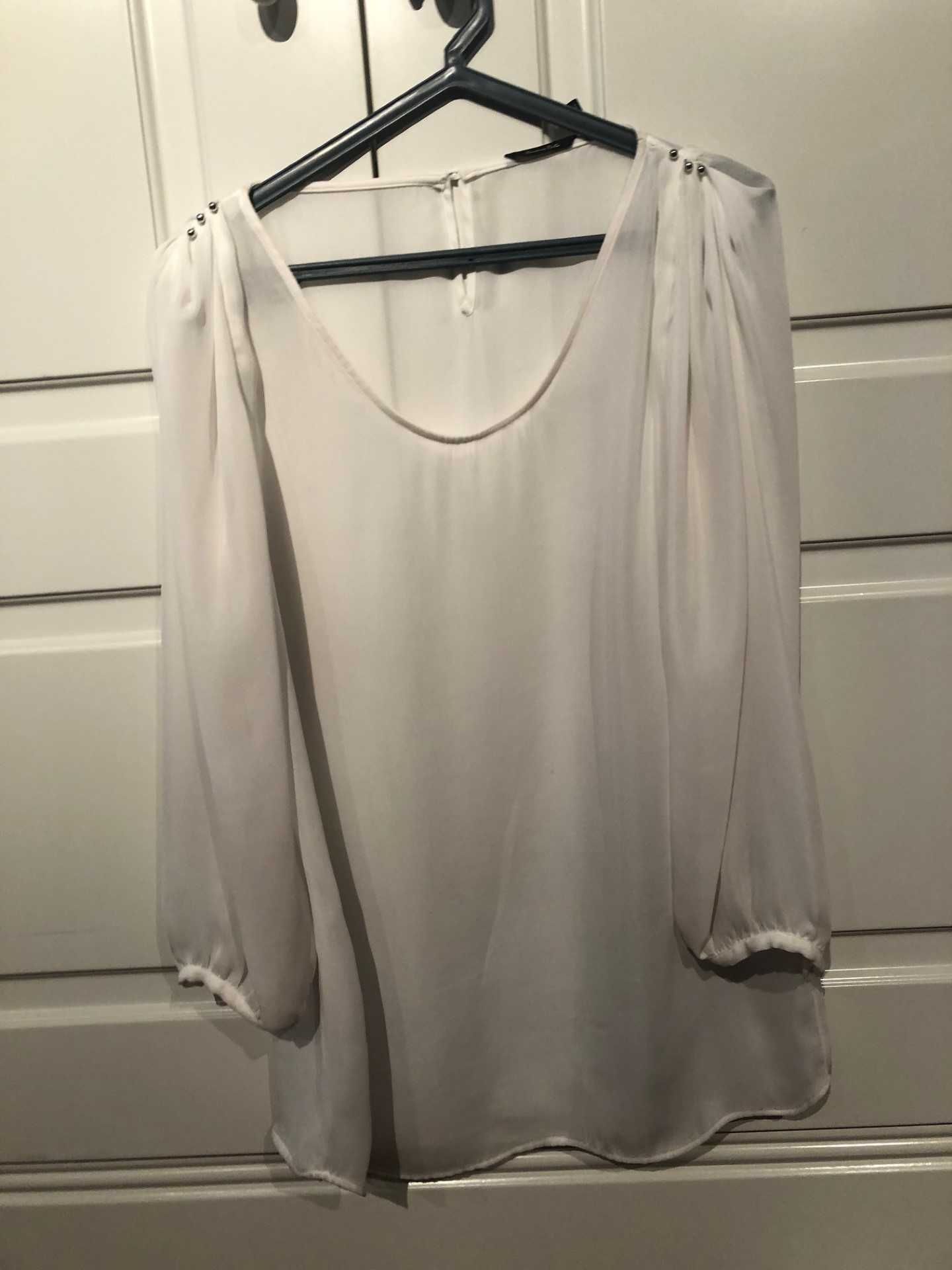 blusa branca MASSIMO DUTTI  40