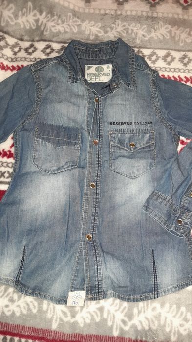 Jensowa koszula chłopięca Reserved 110 cm