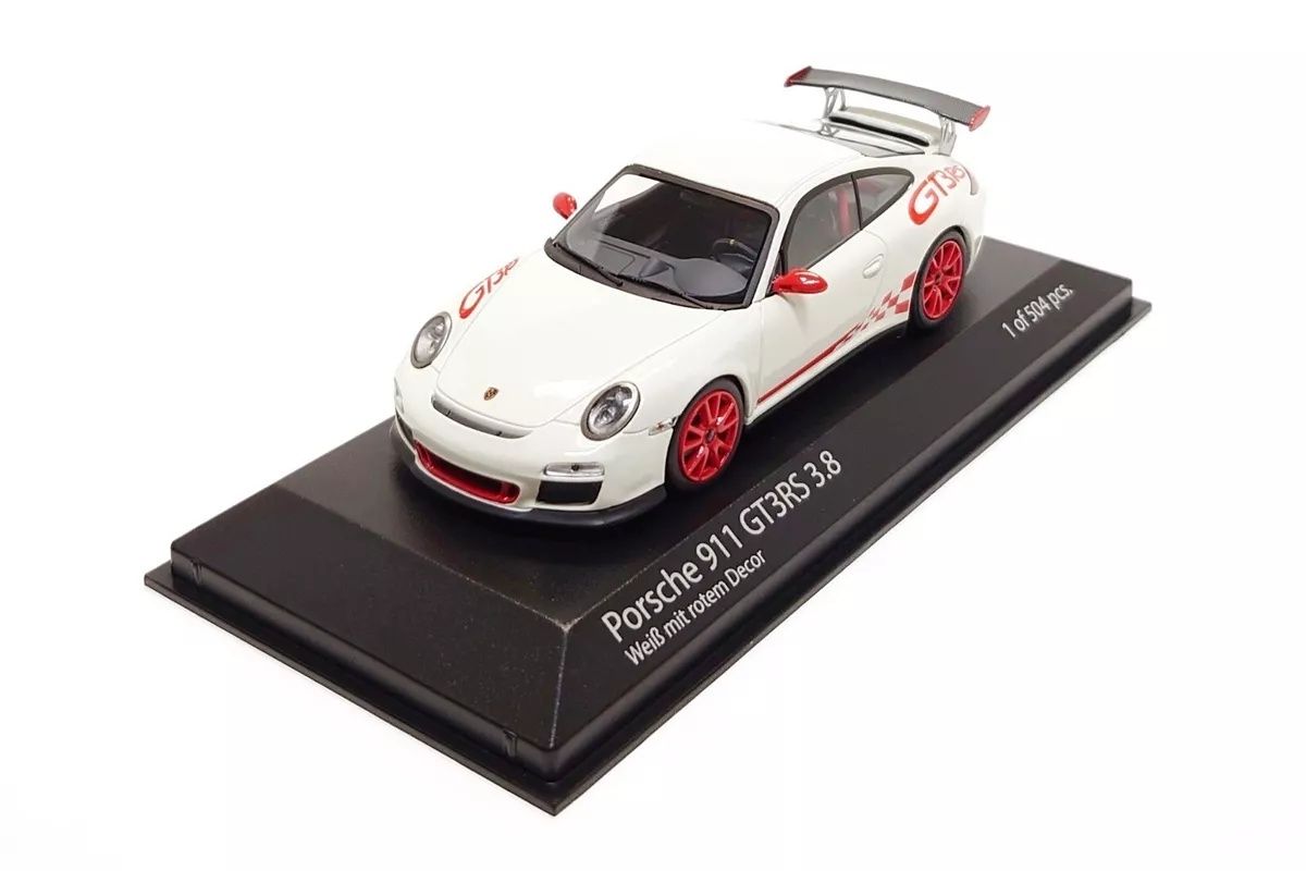 Minichamps 1:43 porsche 911 (997,ll) GT3 RS 3.8 ano 2009