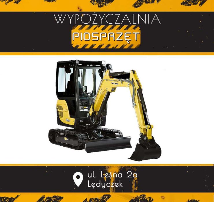 Wynajem minikoparki wypożyczalnia minikoparka minikoparkę 2275 kg