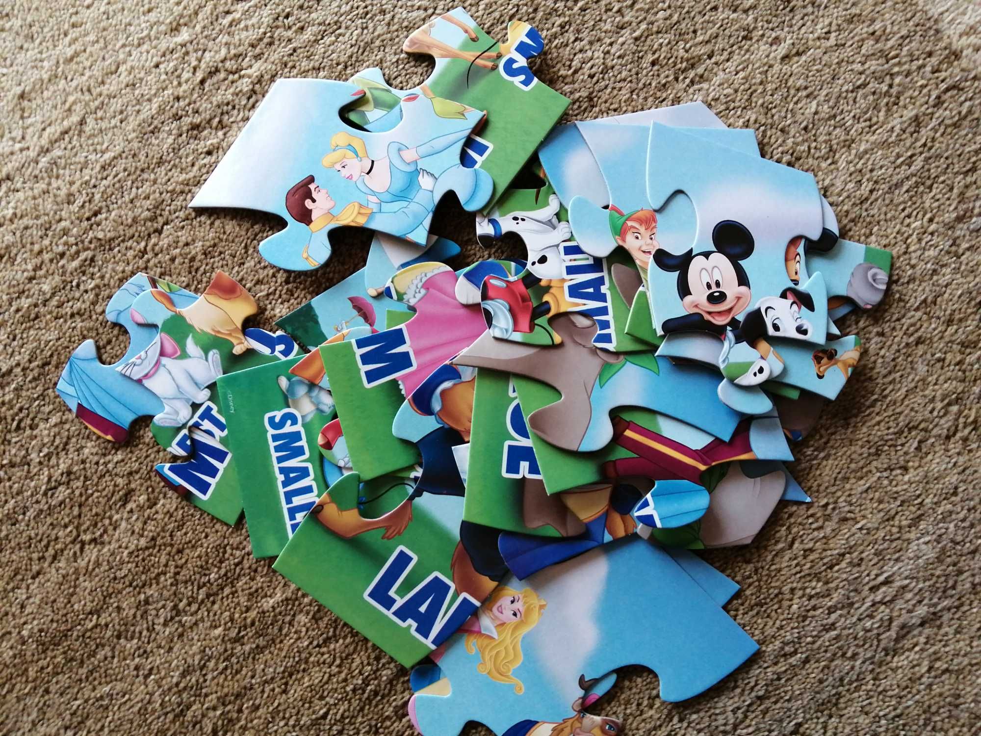 Puzzle Disney, 24 części, duże
