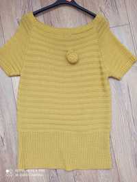 Sweter żółty M L
