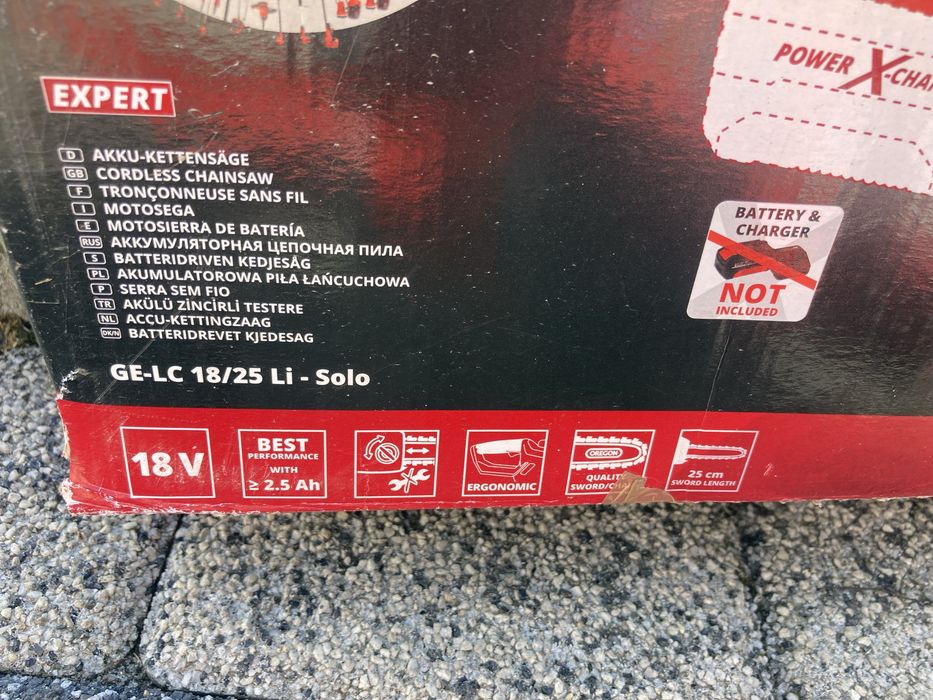 Piła alumulatorowa Einnell komplet