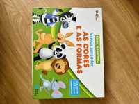 Jogo do Panda, Cores e Formas, com livro e imens