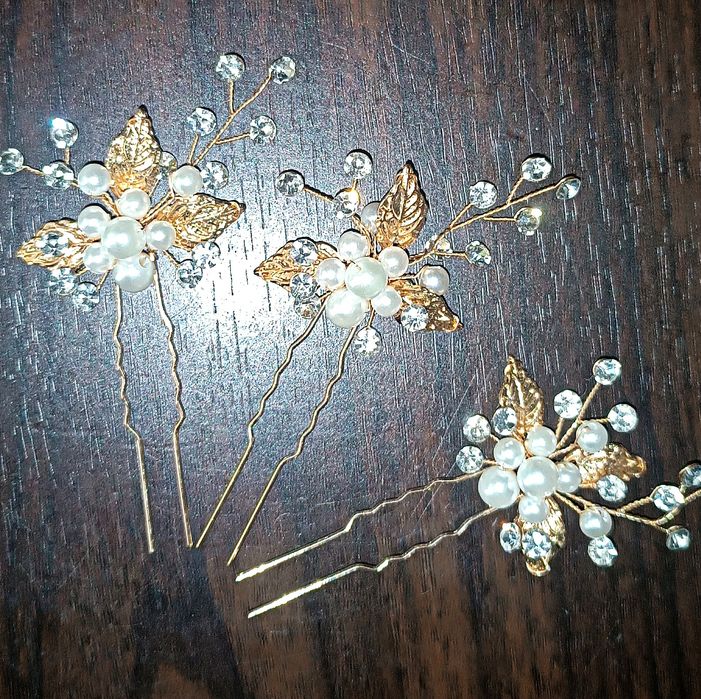 Butonierki ślubne + ozdoba do włosów