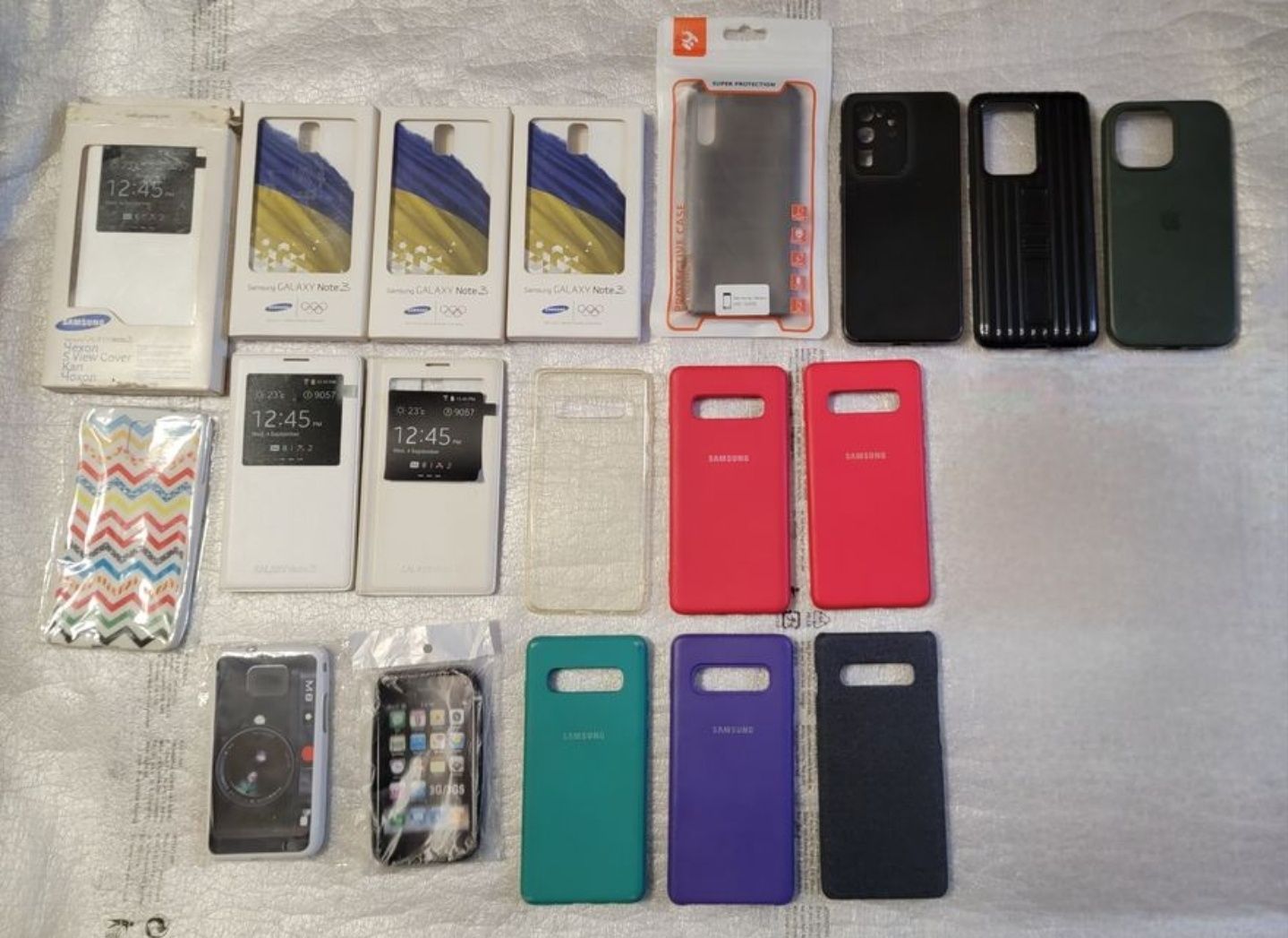 Чехлы Samsung S20 ultra.S21ultra.S22ultra.S10 plus.Note 3.Оригинал.Лот