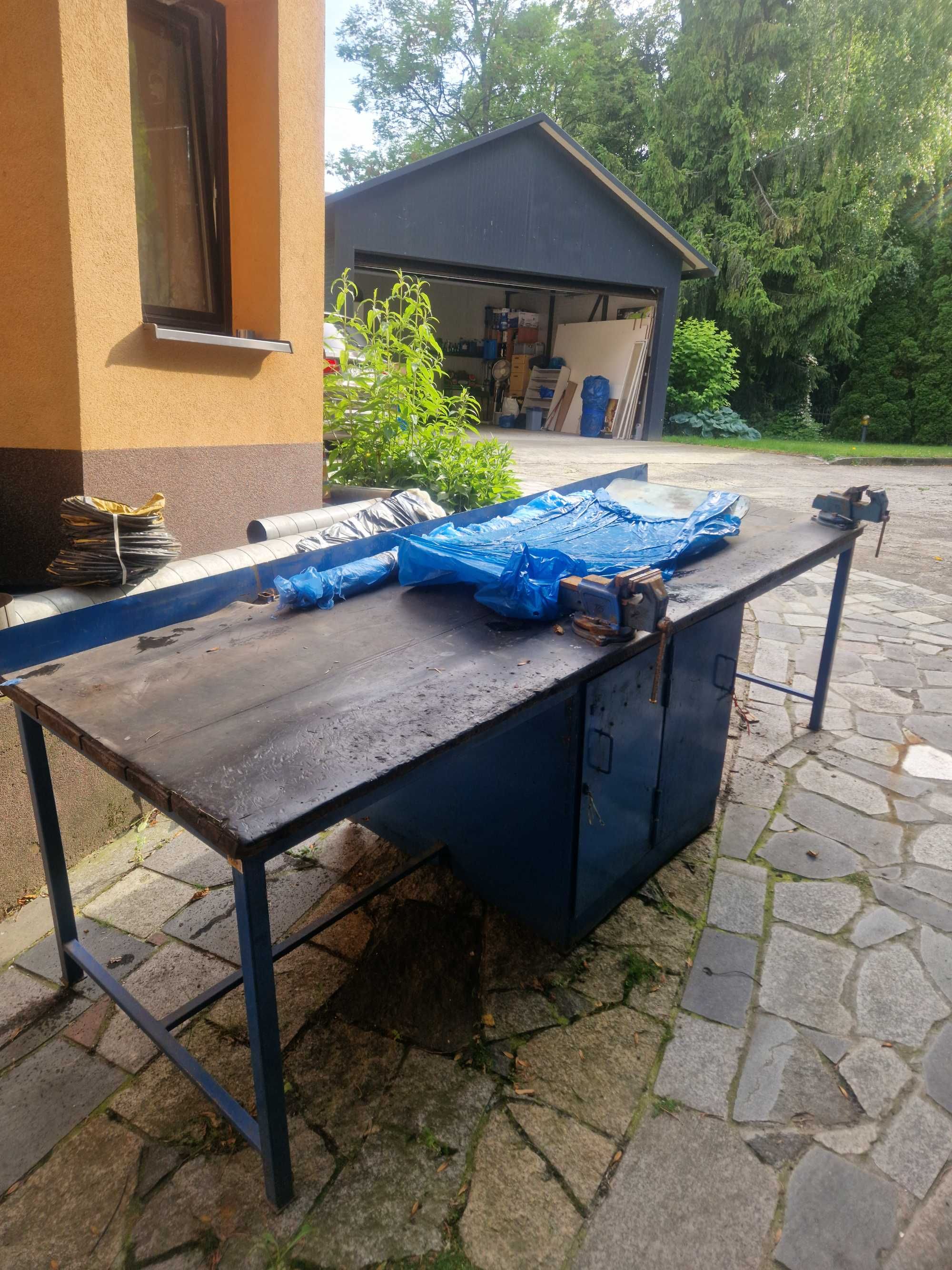 Stół warsztatowy dł 270 x szer 96 x wys 86cm