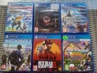 Gry na PlayStation 4 ps4 Red dead, resident, trackmania , ratchet