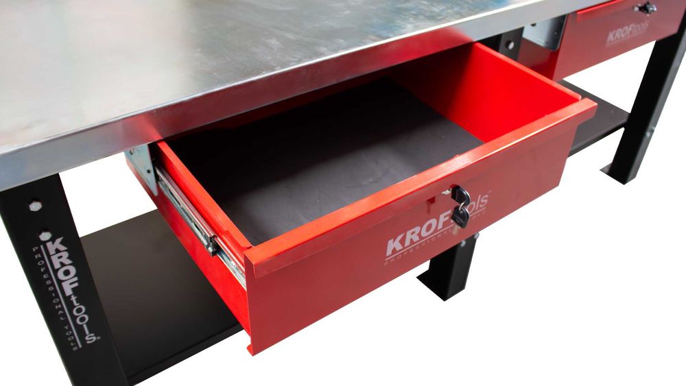 BANCADA DE TRABALHO 2MT C/ 2 GAVETAS