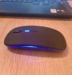 Беспроводная мышь, 2 режима, мишка смена DPI, литиевый аккум, RGB