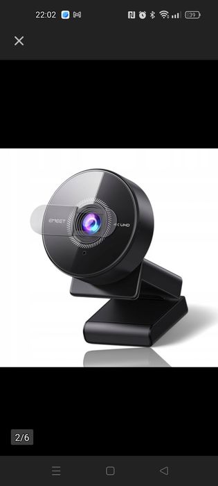 EMEET Kamera Internetowa 4K 8MP Autofokus Mikrofon USB Plug&Play