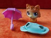Littlest Pet Shop, LPS - figurka pies Pomeranian #1317 HASBRO