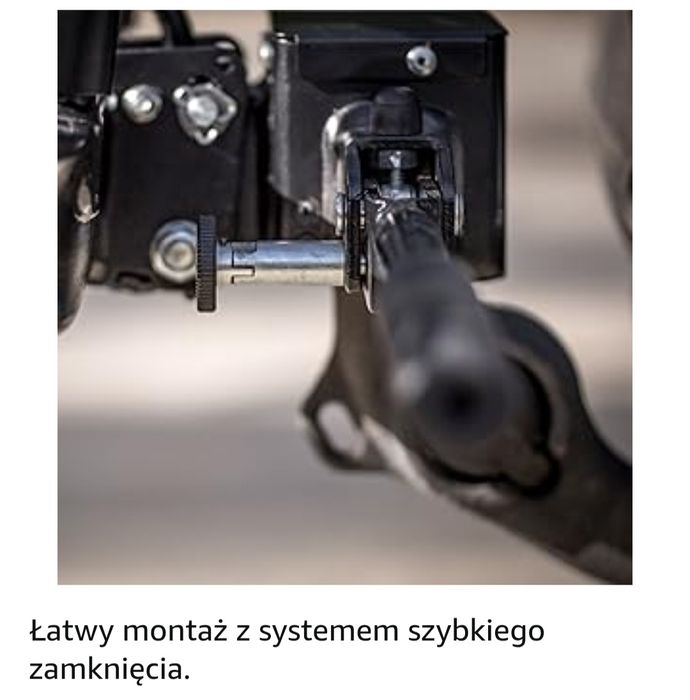 Bagażnik rowerowy na hak, składany, na 2 rowery, szybki montaż, nowy