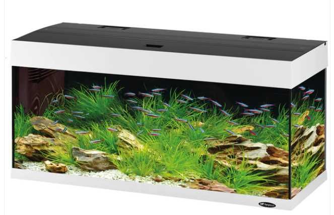 Акаварумний комплект DUBAI 120 LED - 240 L білий+ додатково тумба